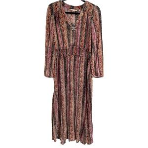 Soft Surroundings Esperanza Boho Floral Maxi Dress